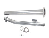 Lkonwee 2011-2023 6.7L Ford powerstroke 4"" Cat & DPF Delete Pipe Exhaust"