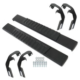 Lkonwee Black Power Coating Running Board For Silverado/Sierra 19-24 Truck Side Step 6"